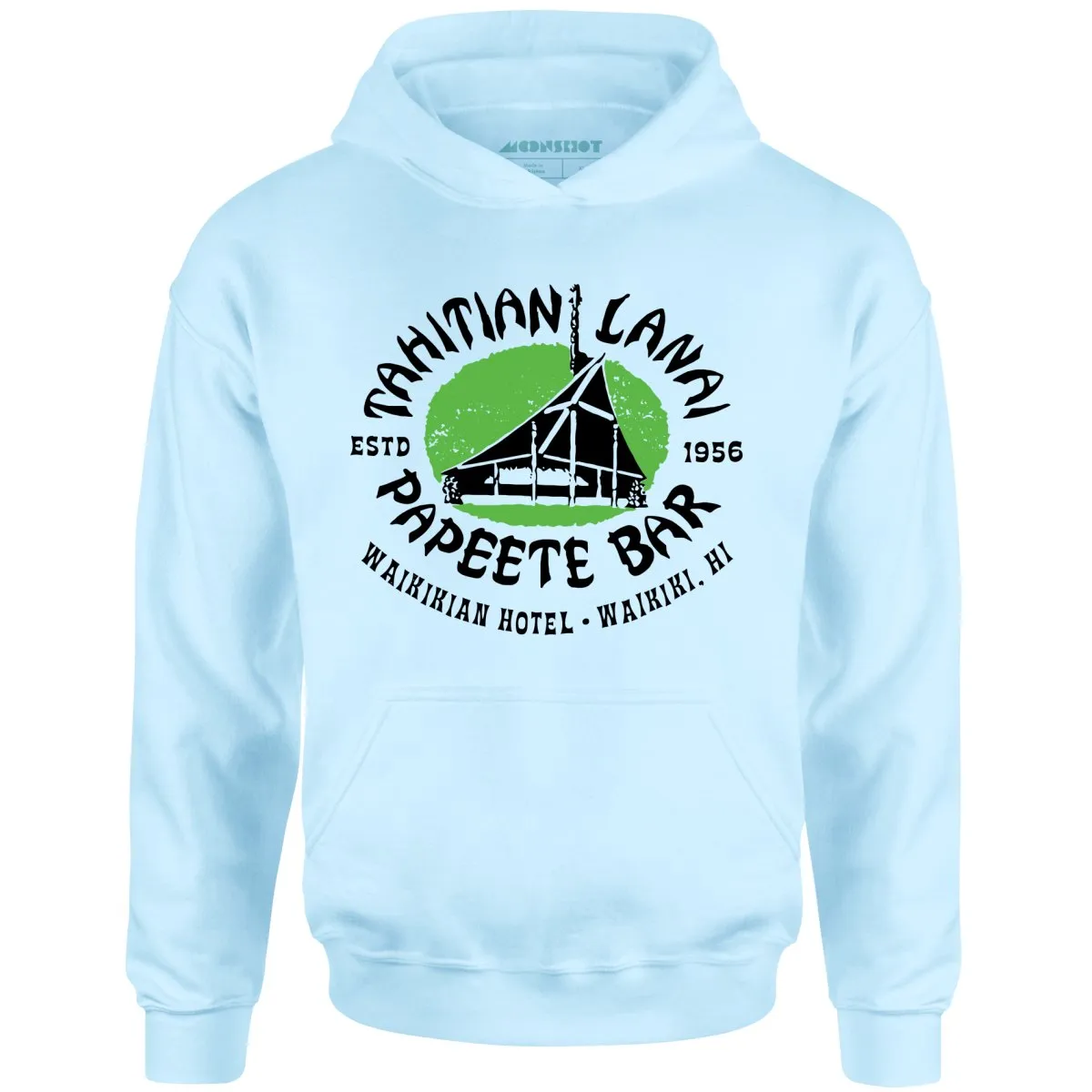 Tahitian Lanai Papeete Bar - Waikiki, HI - Vintage Tiki Bar - Unisex Hoodie