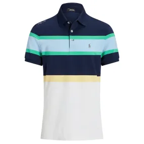 Tailored Fit Performance Polo Refined Navy Multi 2 - SS24