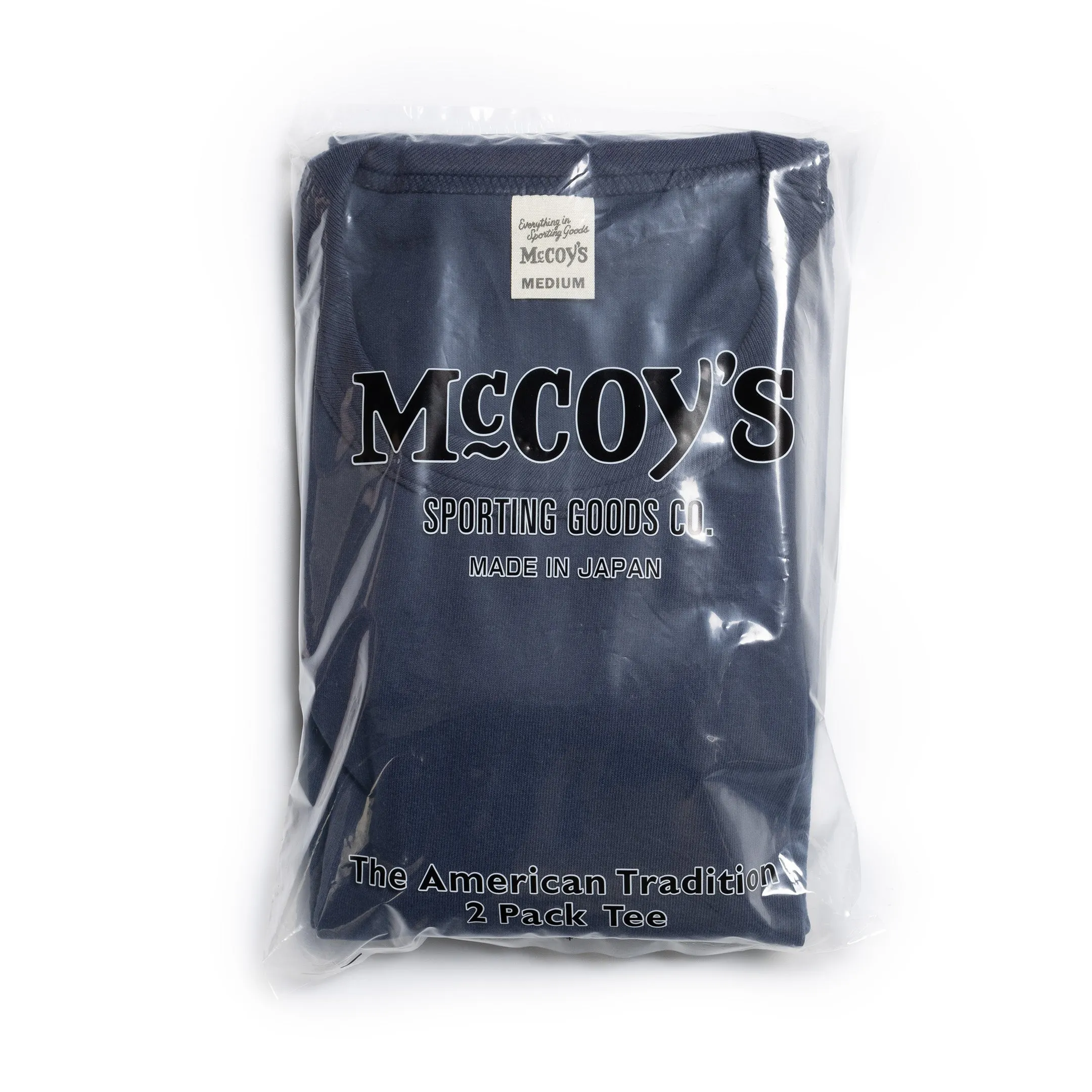 The Real McCoy's 2pcs Pack Tee Navy