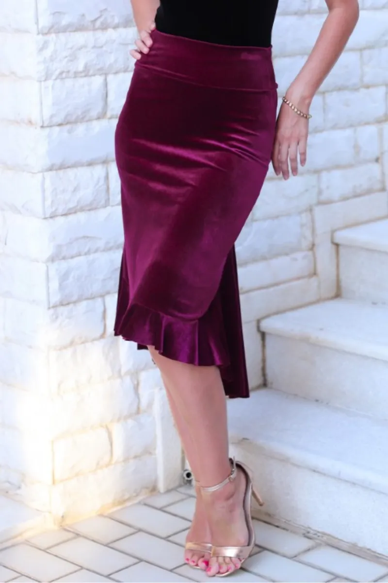 Velvet Mermaid Tango Skirt