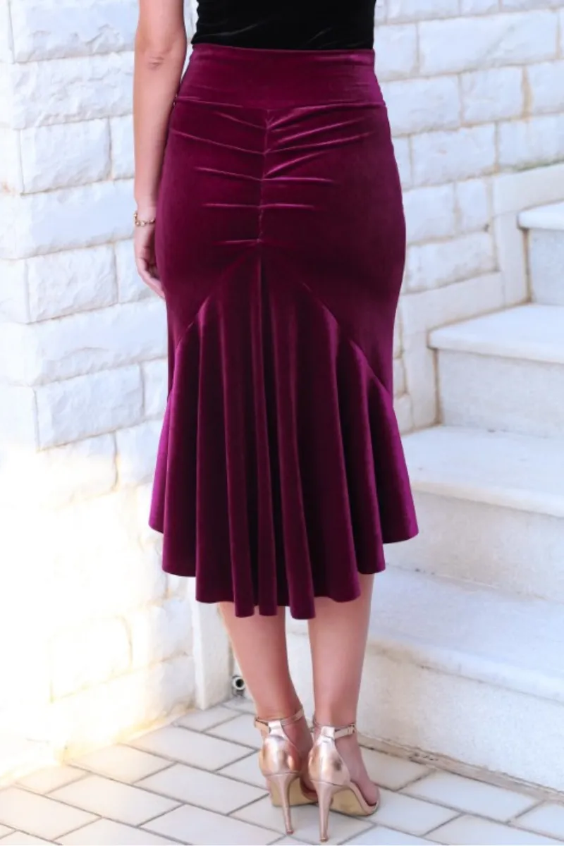 Velvet Mermaid Tango Skirt