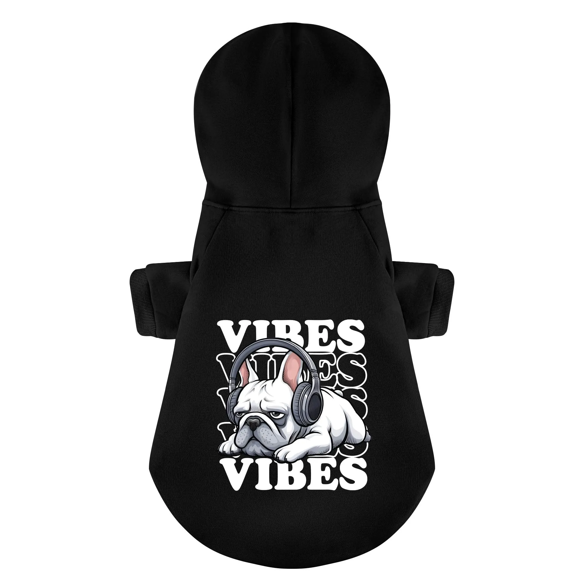 Vibes - Personalized French Bulldog Hoodies with Funny Quotes – Stylish, Cozy, and Premium 100% Cotton