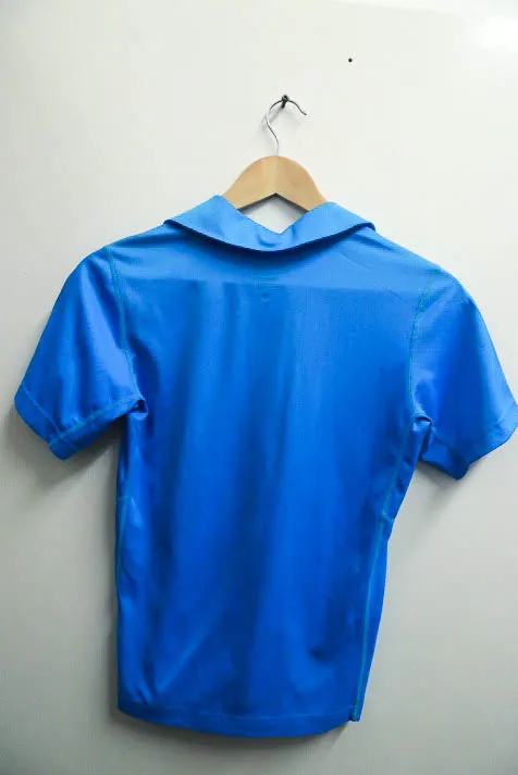 Vintage blue nike training medium polo tees