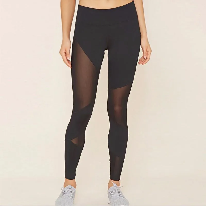 Women Mesh Black Transparent Comfortable Pant Sexy Slim Fit Leggins