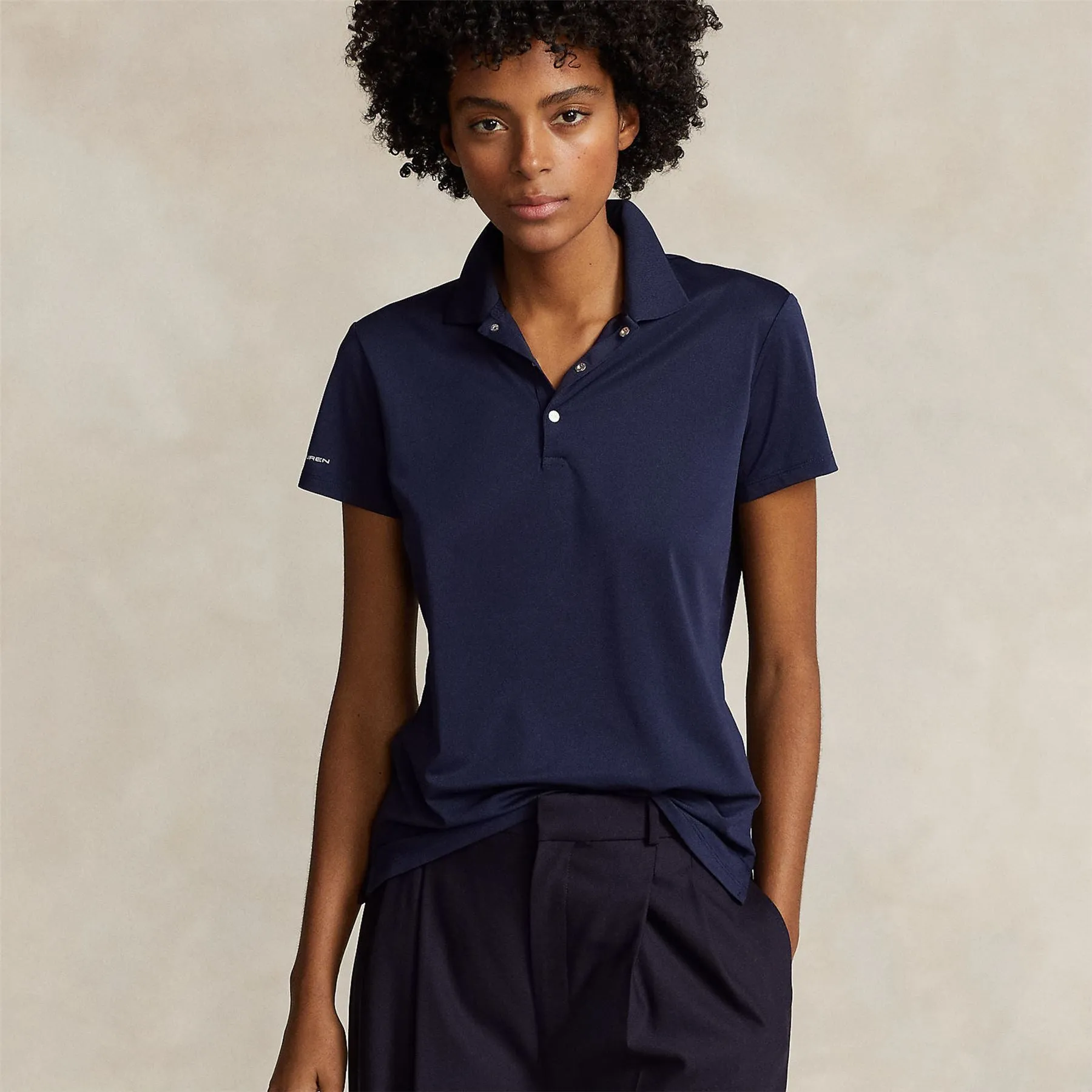 Womens Classic Fit Tour Polo Shirt Refined Navy - 2024