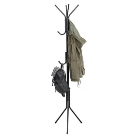 Yellowtag Coat Rack with 12 Hooks, Black