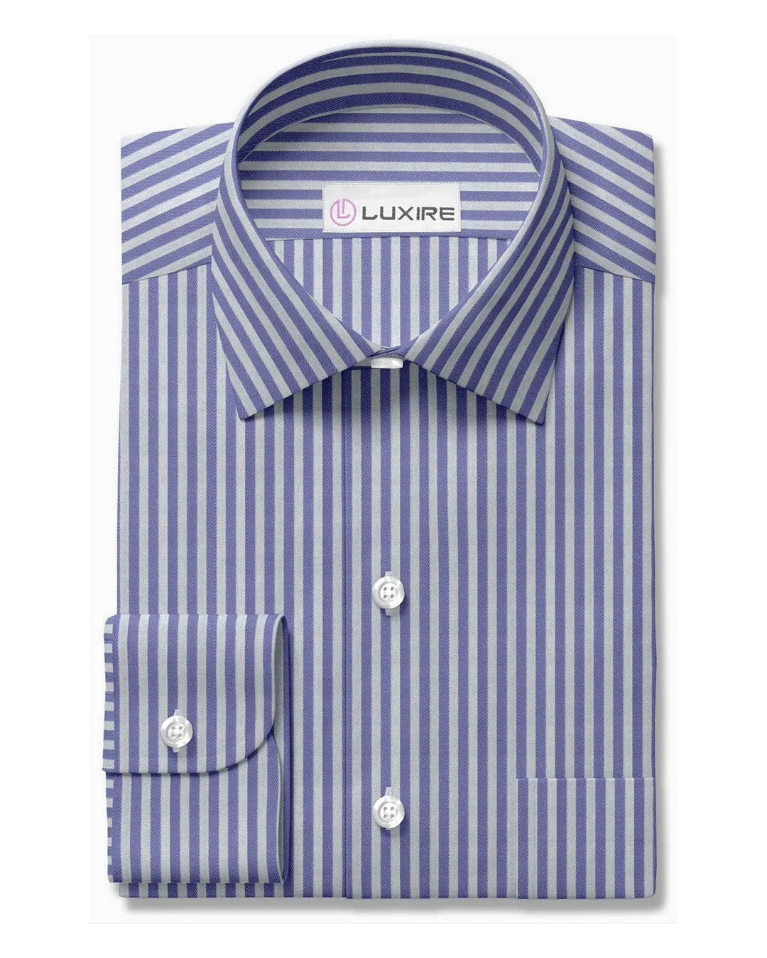 Zegna Soft Blue Candy Stripes