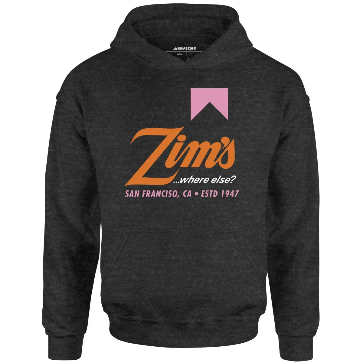 Zim's Hamburgers v3 - San Francisco, CA - Vintage Restaurant - Unisex Hoodie